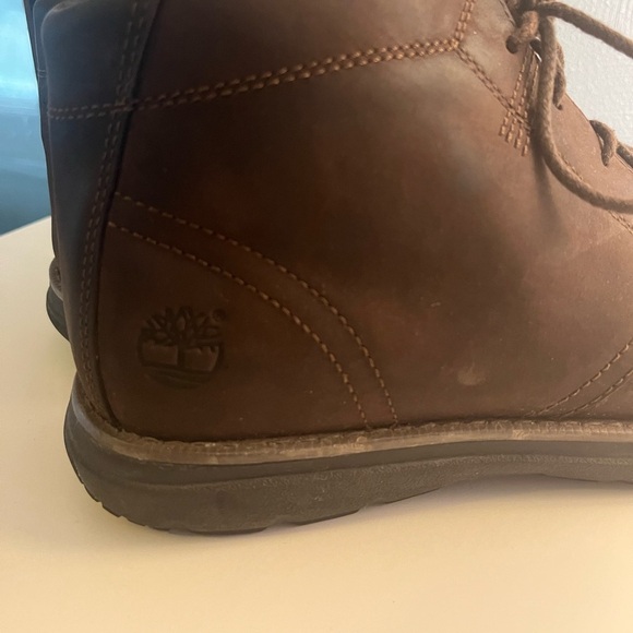 Timberland Edgemont Chukka Ankle Boots Brown Suede Lace Up - Picture 11 of 14